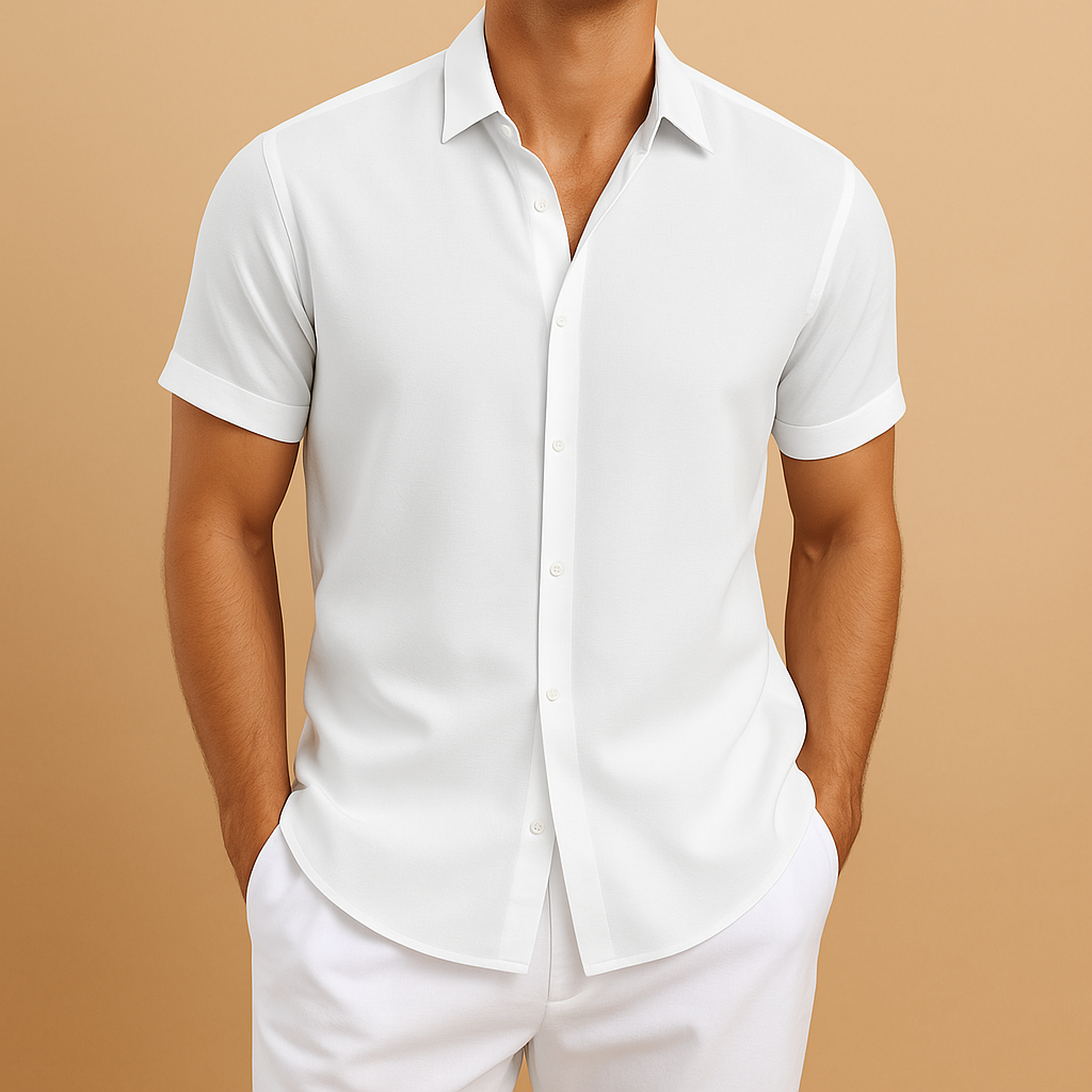 Men’s slim fit casual shirt with modern cut and classic style, perfect for casual days, office, and semi-formal occasions.
