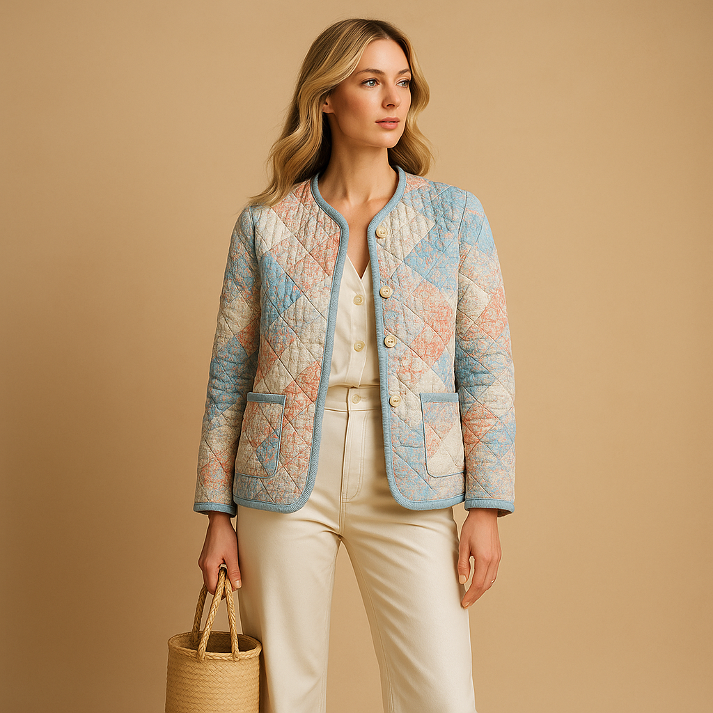 Women’s cotton coat with slim fit, button closure, and eye-catching prints. Perfect for casual outings or adding style to everyday outfits.