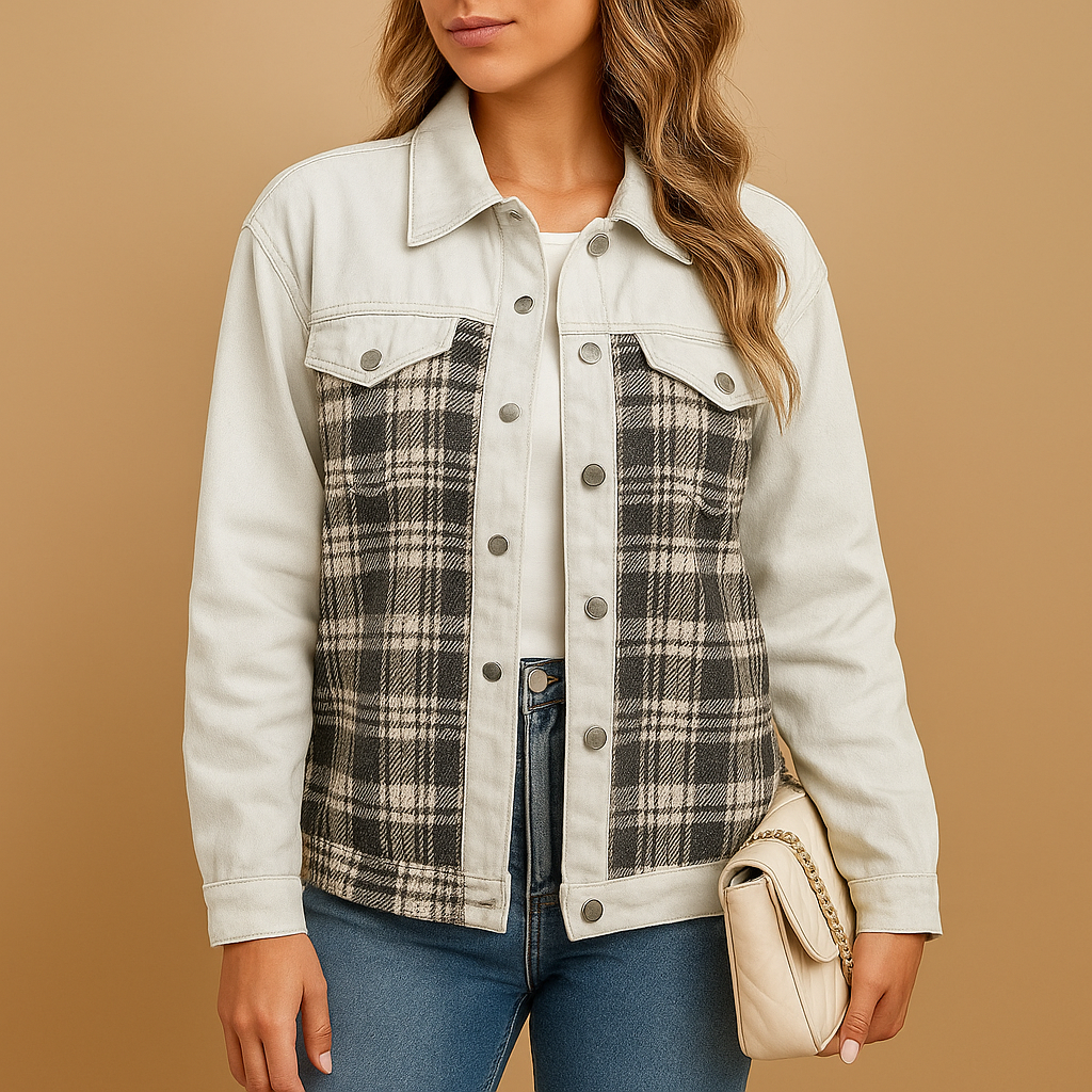 Elegant casual coat for women made from soft, breathable fabric with side pockets, perfect for daily wear or chic occasions.