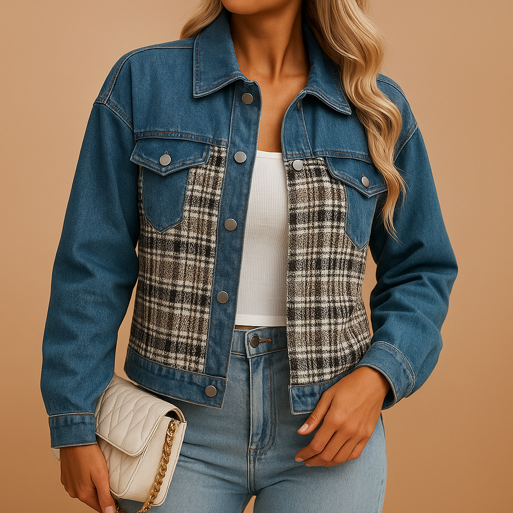 Elegant casual coat for women made from soft, breathable fabric with side pockets, perfect for daily wear or chic occasions.