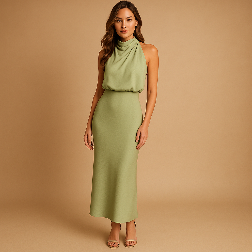 Women’s elegant summer dress made from breathable fabric with a flattering silhouette, perfect for spring and summer, casual outings, or formal occasions.