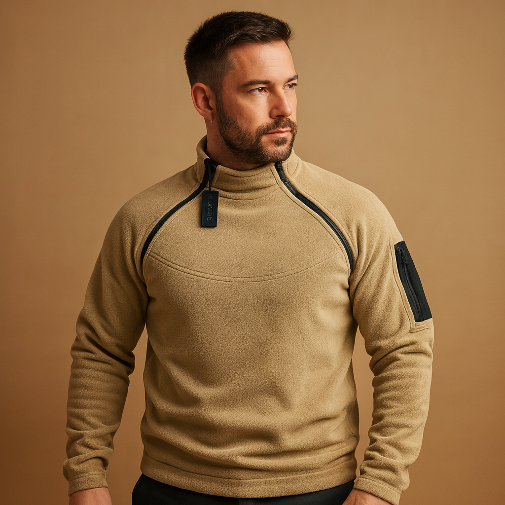 Men’s lightweight crew neck sweater with soft flexible fabric, designed for everyday comfort and minimalist year-round style.