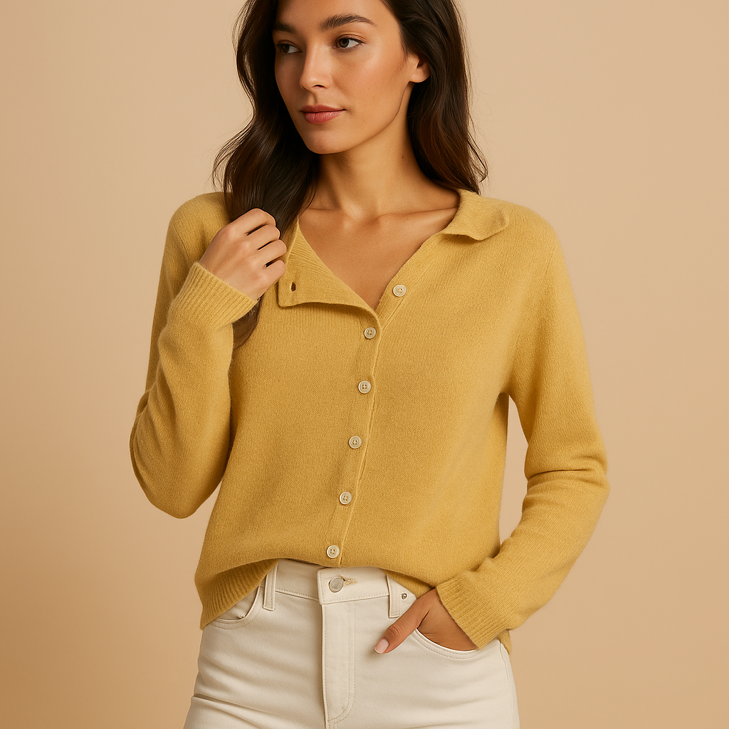 Women’s lightweight round neck sweater with breathable knit fabric, long sleeves, and relaxed fit, available in multiple classic colors.