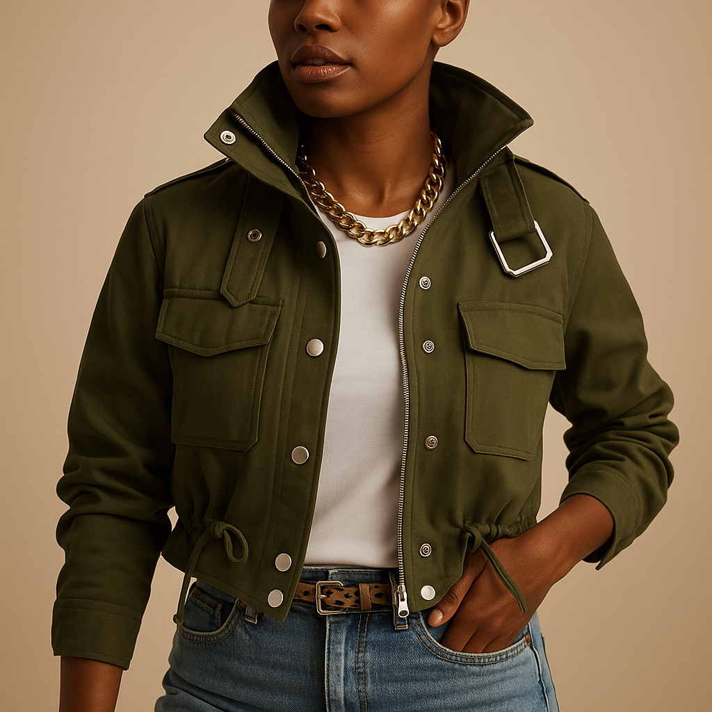 Lightweight tailored summer jacket for women with a flattering silhouette and breathable design, perfect for casual or semi-formal wear.