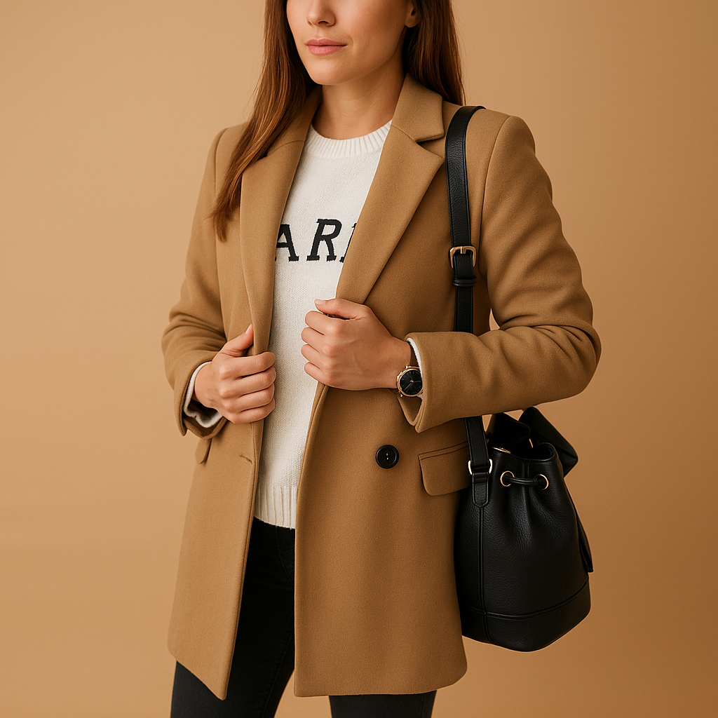 Women’s long winter coat with tailored silhouette, premium insulating fabric, and classic single-breasted design. Ideal for daily wear and formal events.