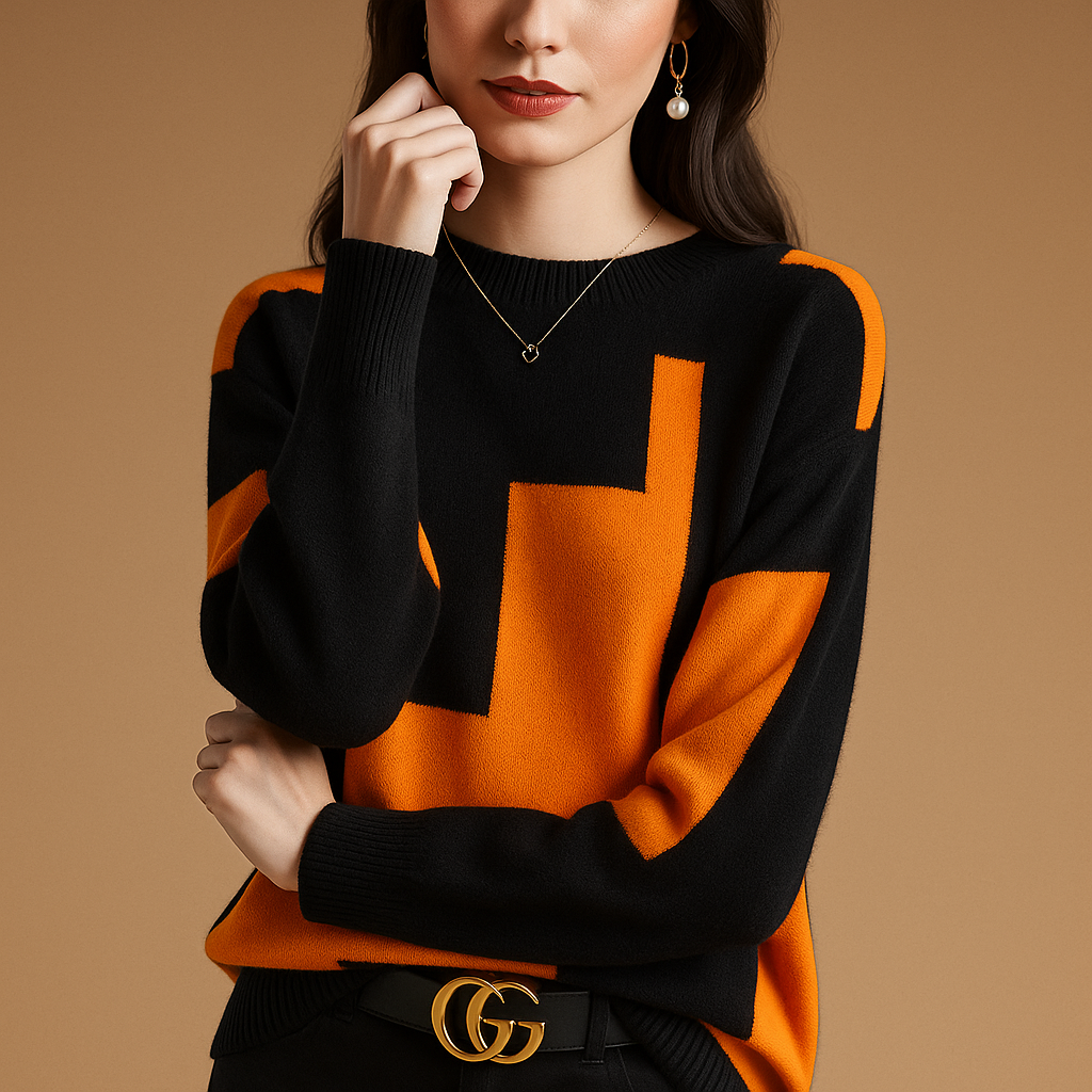 Women’s loose fit sweater with breathable fabric, flattering silhouette, and minimalist design. Perfect for casual wear and cozy evenings.