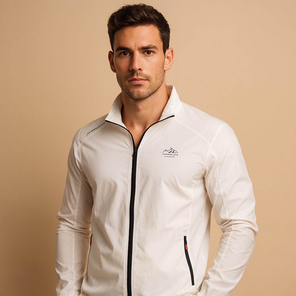 Men’s quilted summer jacket with lightweight design and modern casual style, perfect for spring and summer outfits.