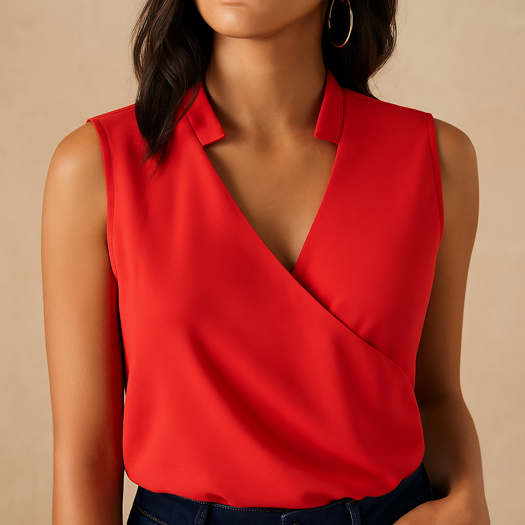 Lightweight sleeveless summer top for women in beige, white, and black, perfect for warm weather or elegant layered outfits.