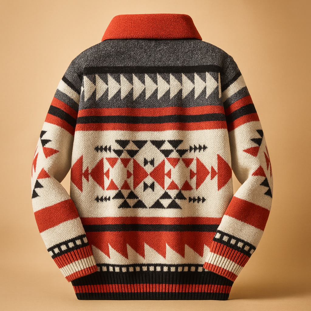 Men’s slim-fit modern cardigan in breathable fabric, ideal for daily wear, work, and formal occasions in spring and autumn.