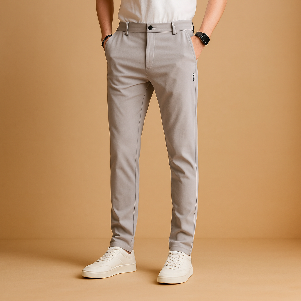 Men’s slim fit sports pants with breathable quick-drying fabric and streamlined design, perfect for workouts, training, or active daily wear.