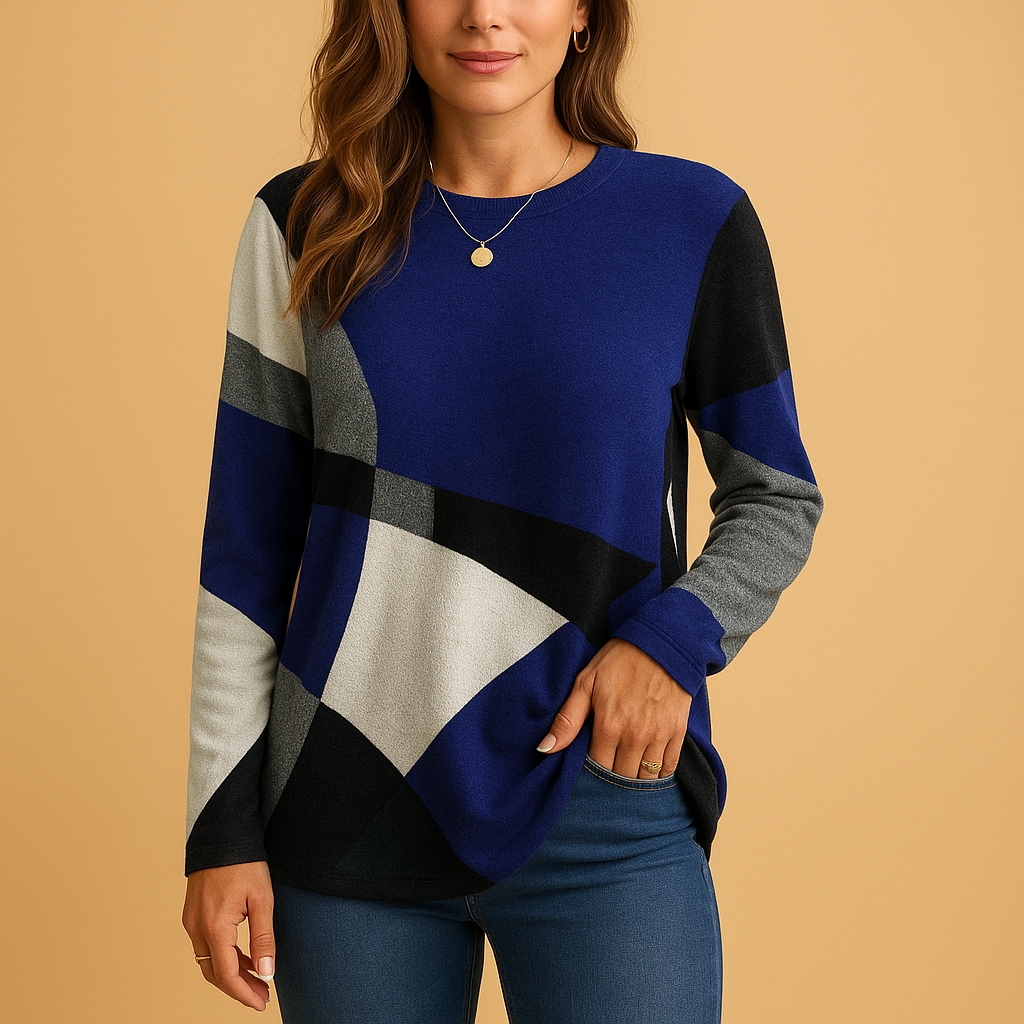 Women’s timeless knit sweater with relaxed fit and elegant design. Soft, breathable fabric ideal for casual wear or chic office outfits.