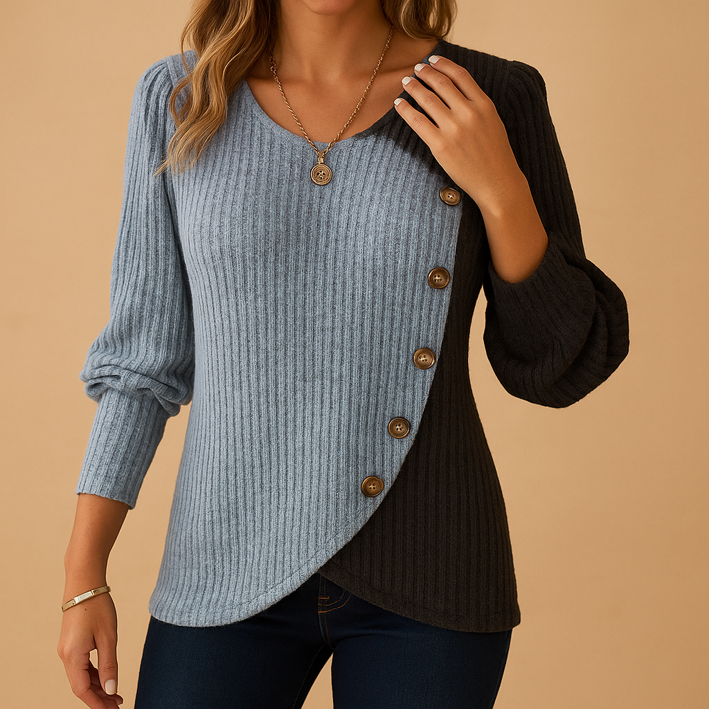 Women's elegant knit sweater with a soft fabric and flattering silhouette, ideal for work, social events, and everyday wear.