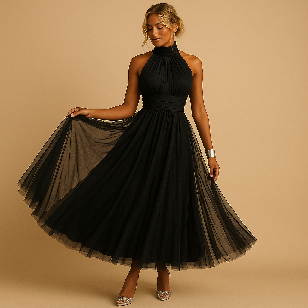 Elegant chic dress for women with a flattering silhouette, perfect for parties, brunches, casual outings, and formal occasions.