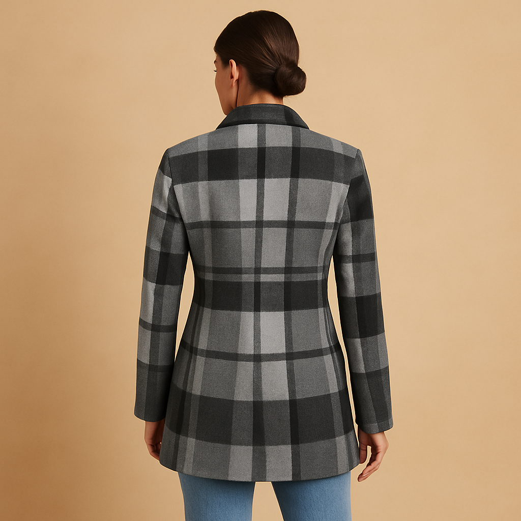 Women’s elegant open-front blazer with a flattering silhouette and breathable lining, ideal for work, casual days and evening wear.