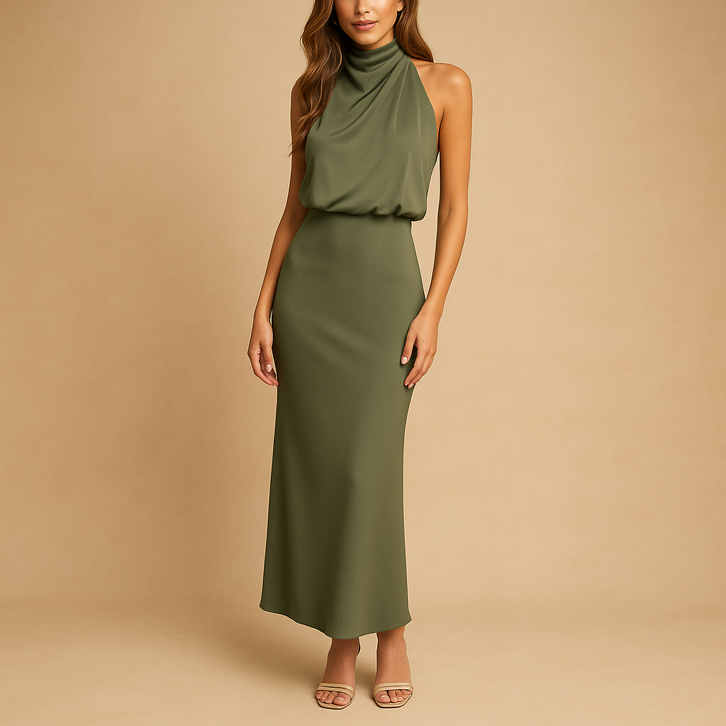 Women’s elegant summer dress made from breathable fabric with a flattering silhouette, perfect for spring and summer, casual outings, or formal occasions.