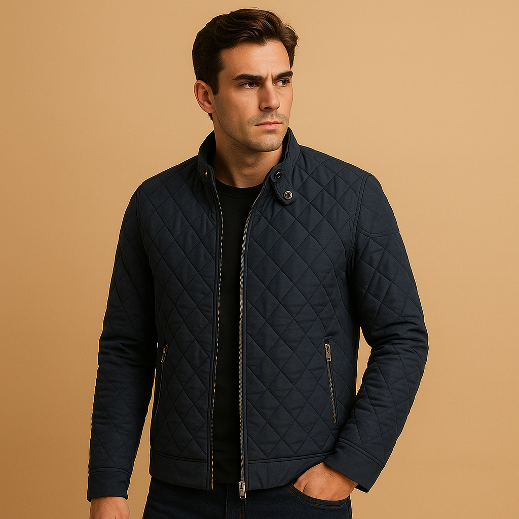 Men’s elegant winter coat with high-quality insulation, designed for warmth, comfort, and timeless style during cold days.