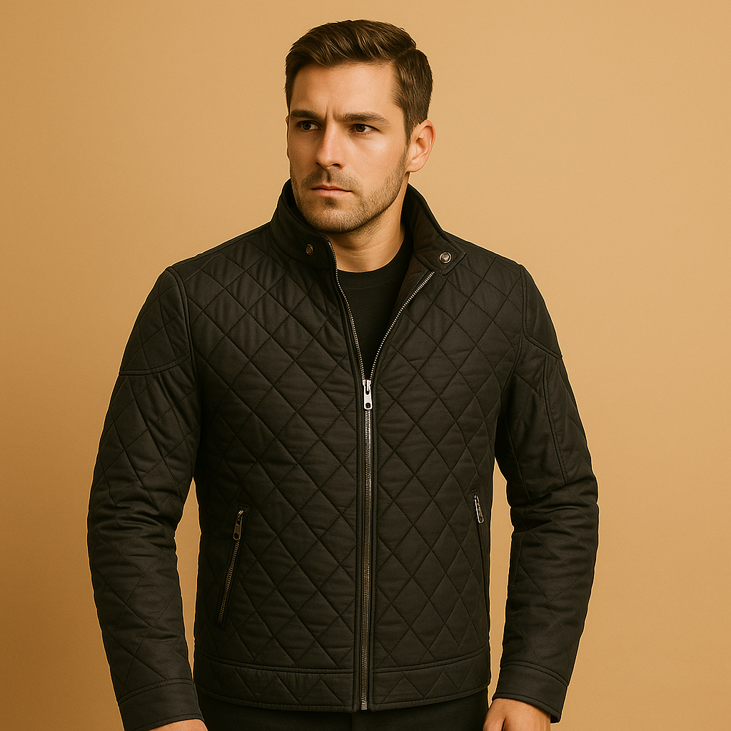 Men’s elegant winter coat with high-quality insulation, designed for warmth, comfort, and timeless style during cold days.