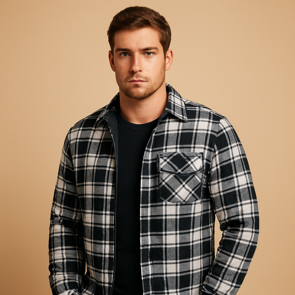 Men’s hooded bomber jacket with soft lining and classic design, ideal for casual wear and winter protection.