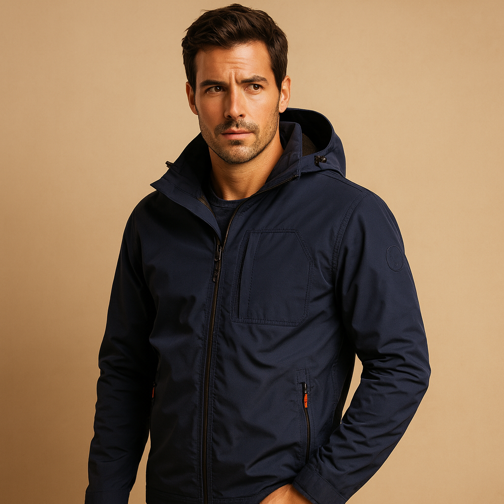 Men’s lightweight summer jacket with multiple pockets, breathable and durable, perfect for hiking, camping, and outdoor adventures.