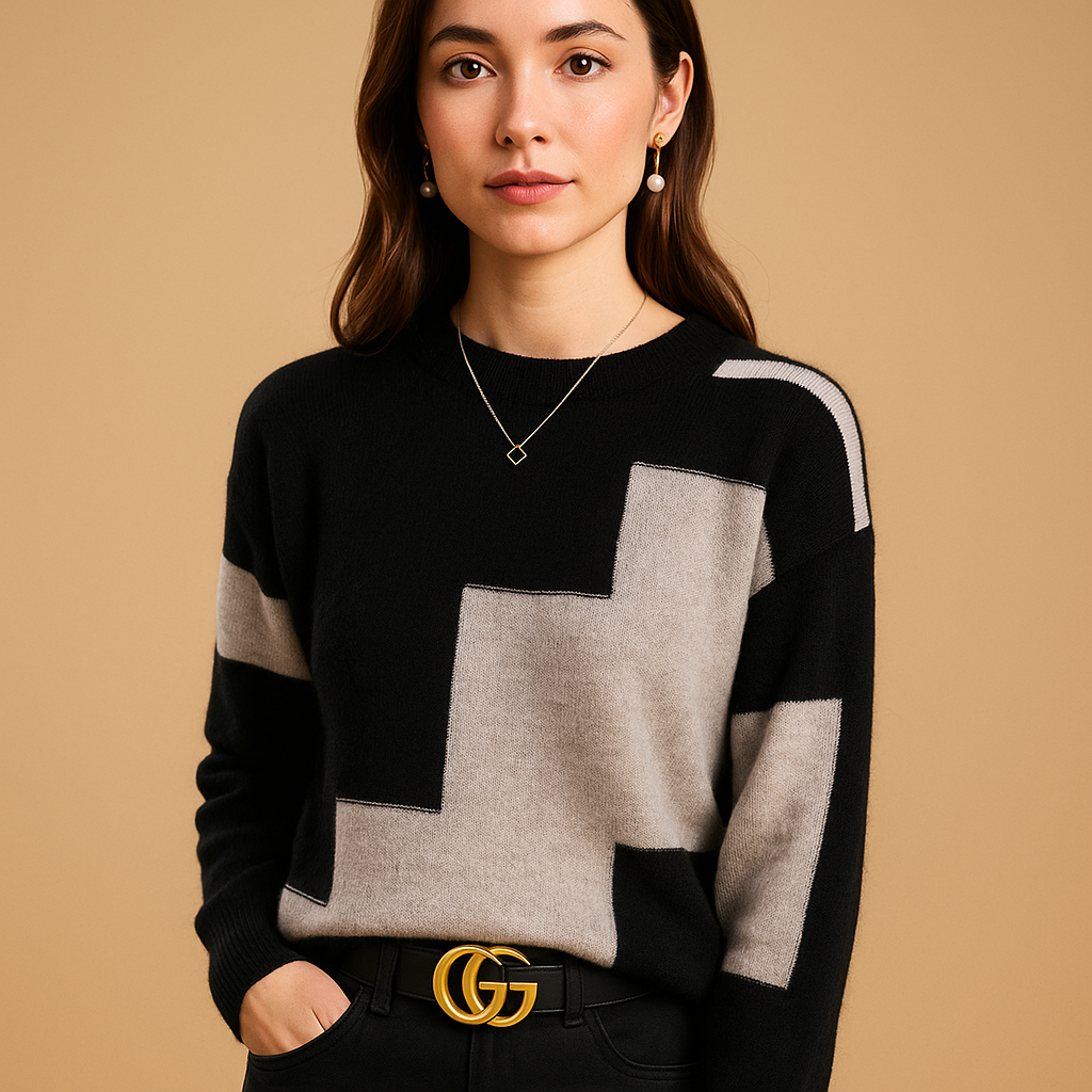 Women’s loose fit sweater with breathable fabric, flattering silhouette, and minimalist design. Perfect for casual wear and cozy evenings.
