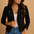 Stylish tailored coat for women with breathable fabric | Clara