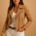 Clara stylish tailored coat for women with flattering fit, breathable fabric, and timeless design. Ideal for work, casual, or evening occasions.