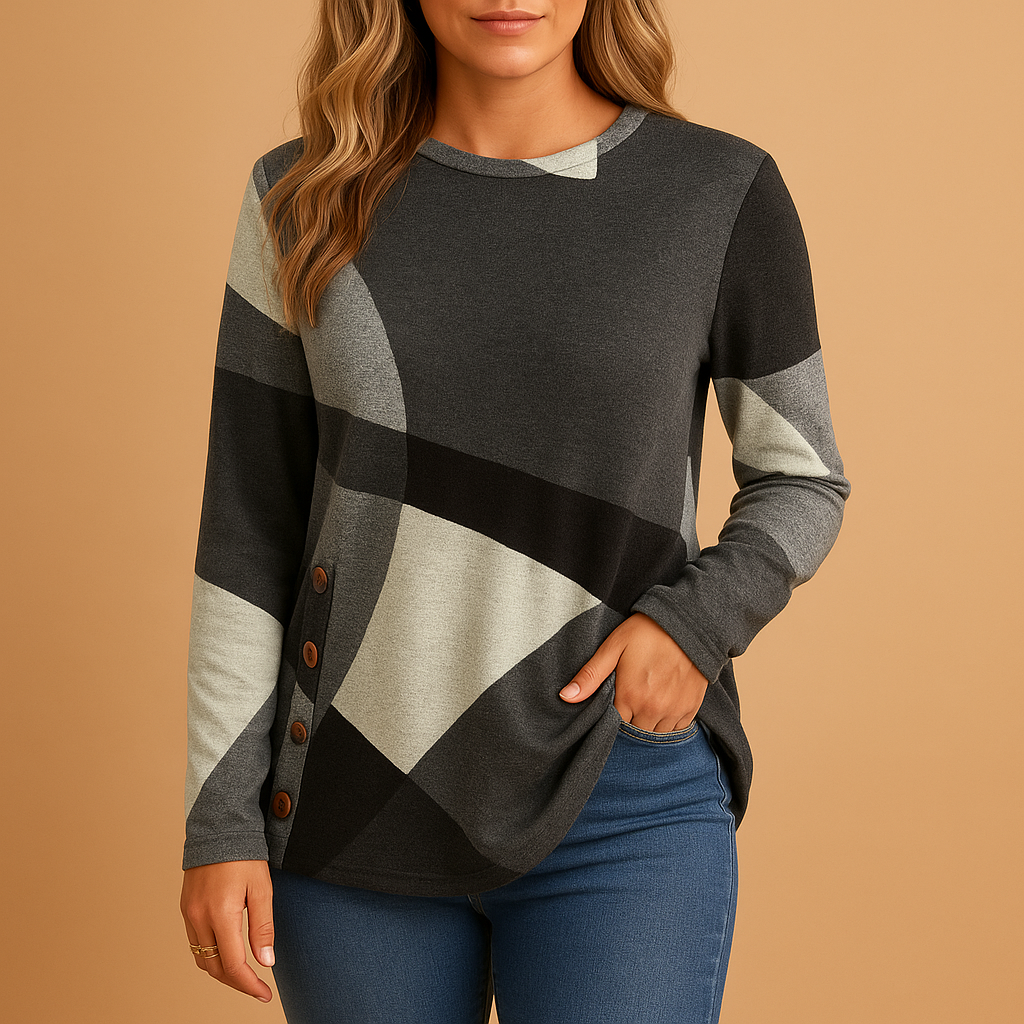 Women’s timeless knit sweater with relaxed fit and elegant design. Soft, breathable fabric ideal for casual wear or chic office outfits.