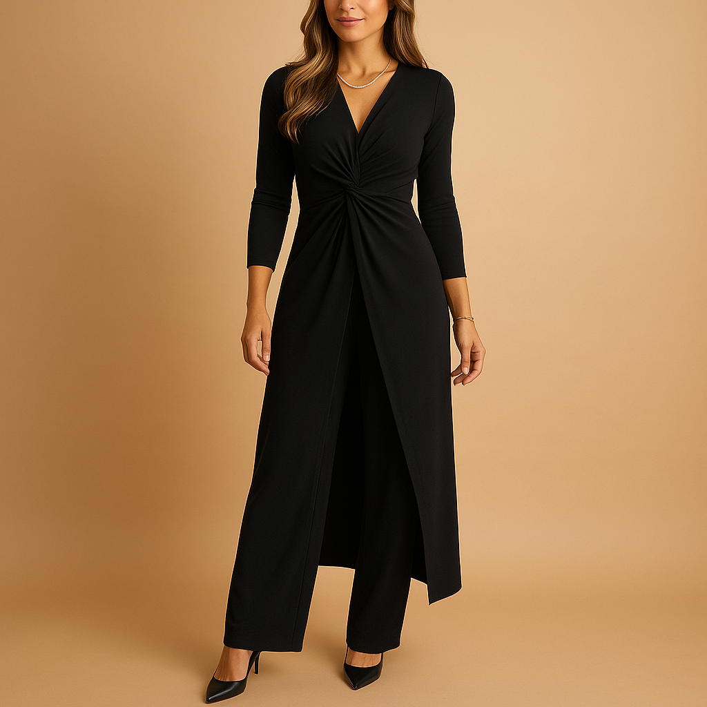 Women’s two-piece loungewear set with relaxed fit top and pants, perfect for home, casual outings, and everyday comfort.